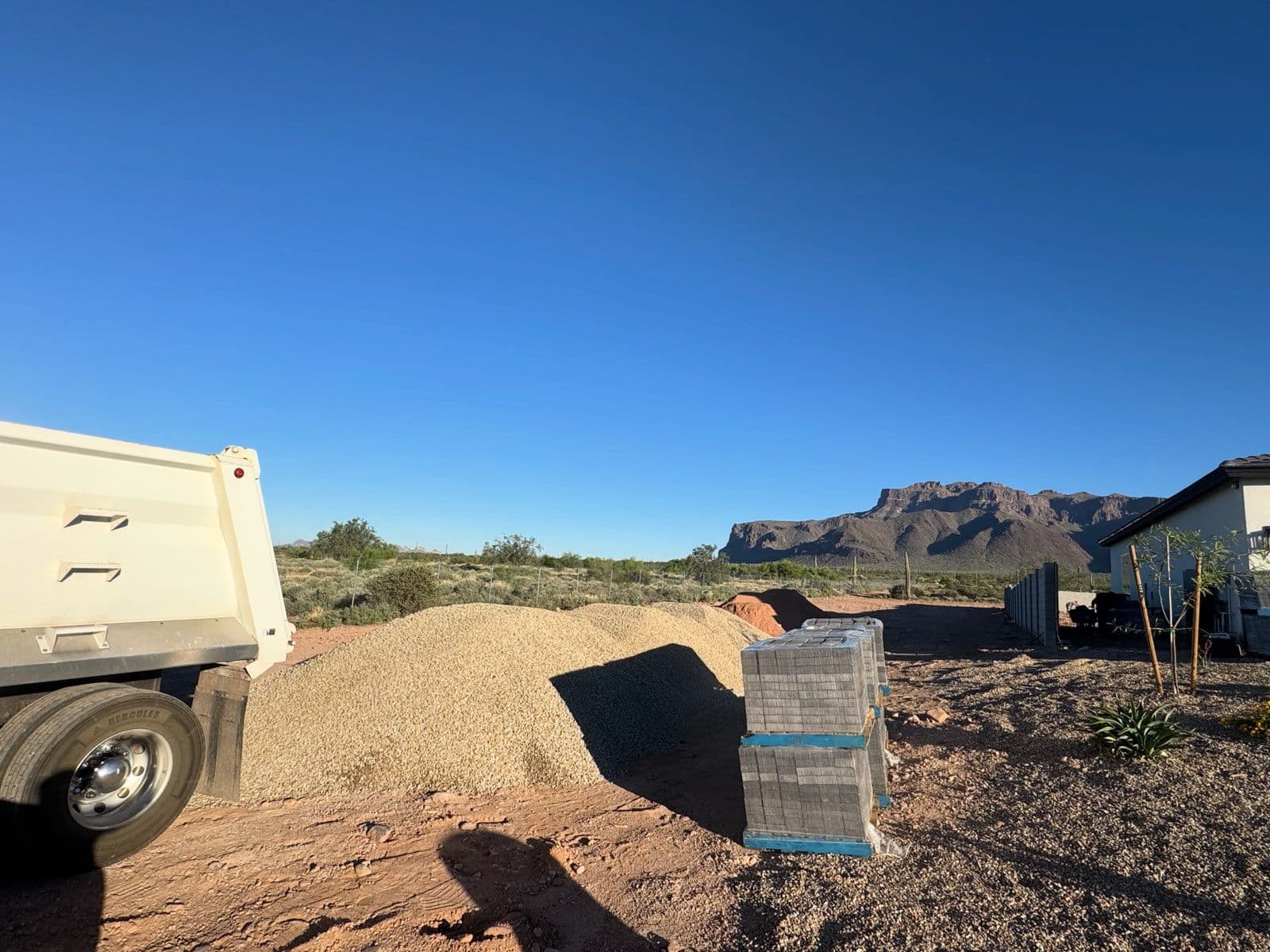 Rock Delivery in Gold Canyon