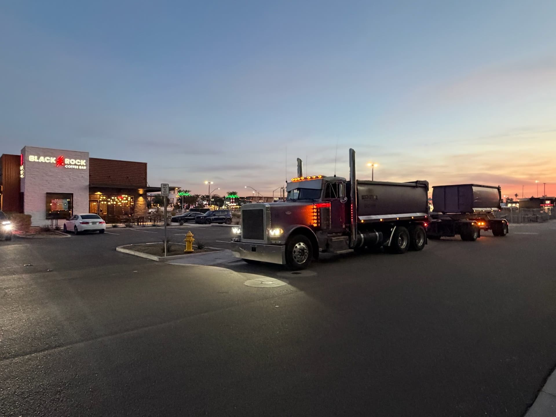 Rockstar Truck 777 Delivers at Sunset image